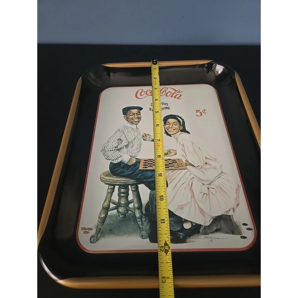 Vintage 1994 Coca Cola Tray Winning Smiles John Solomon